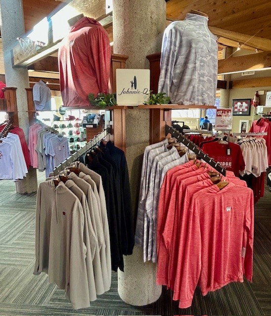 University Ridge branded Johnnie-O shirts